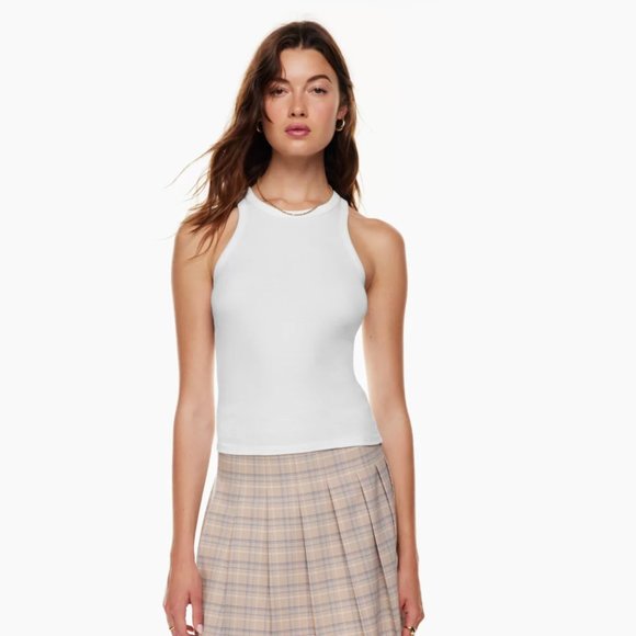 Aritzia Sunday Best Honor Hip Tank in Dusky Blue, Size S - Picture 5 of 7